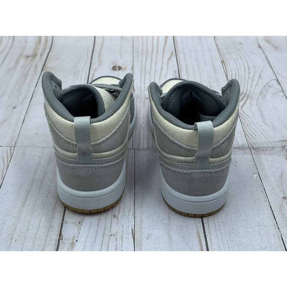 Nike Air Jordan 1 Mid SE PS Coconut‎ Milk Particle Grey Size 11C DN4345‑100